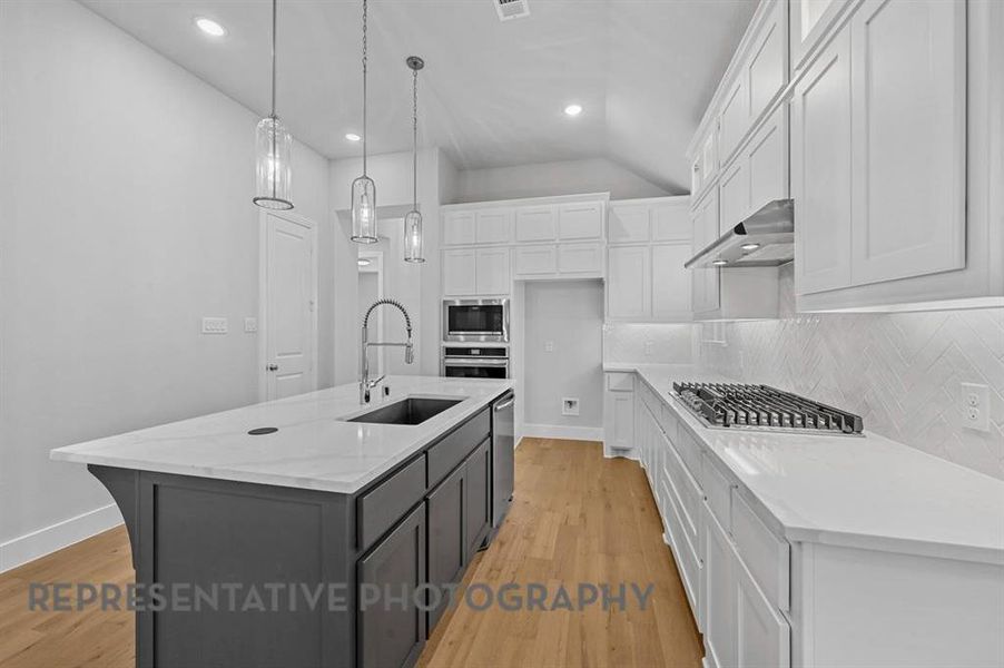 Furnished interior view inside a new home in The Parks at Wilson Creek, Celina (Image 4).
