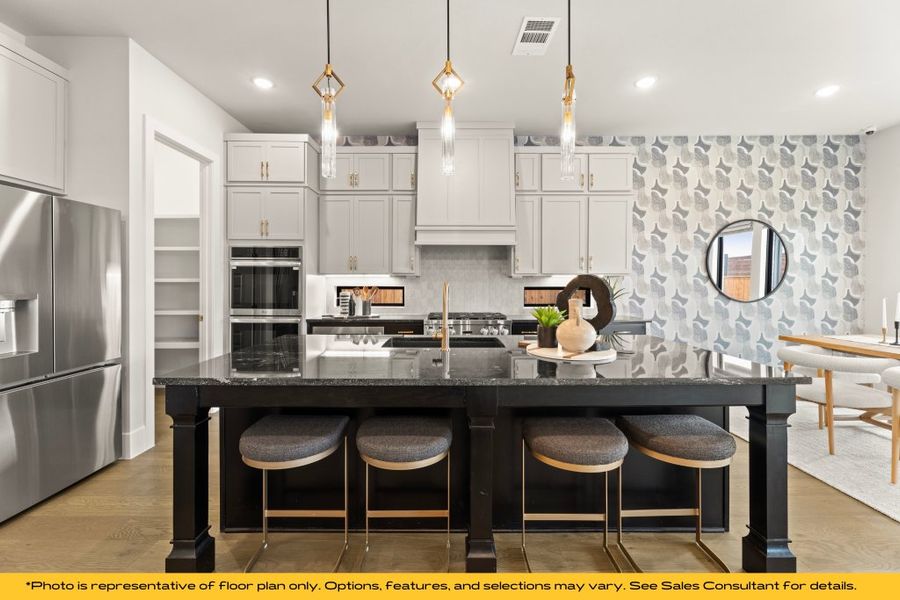 Furnished interior view inside a new home in The Vines, Haslet (Image 3).