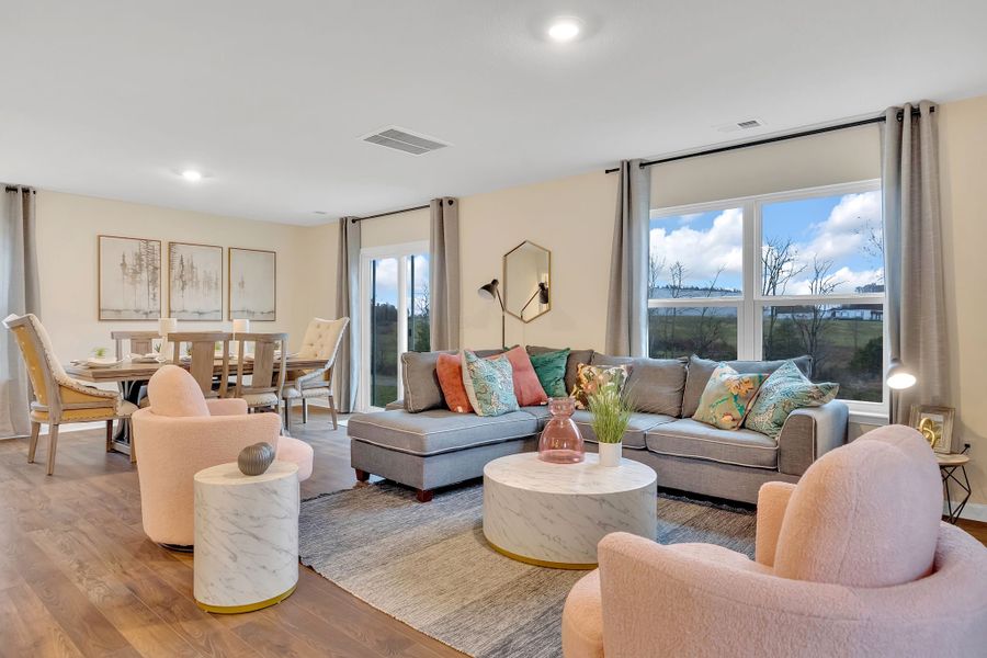 Representative furnished interior of a home built from the Elston by D.R. Horton in Johnson Farms, Greeneville (Image 6).