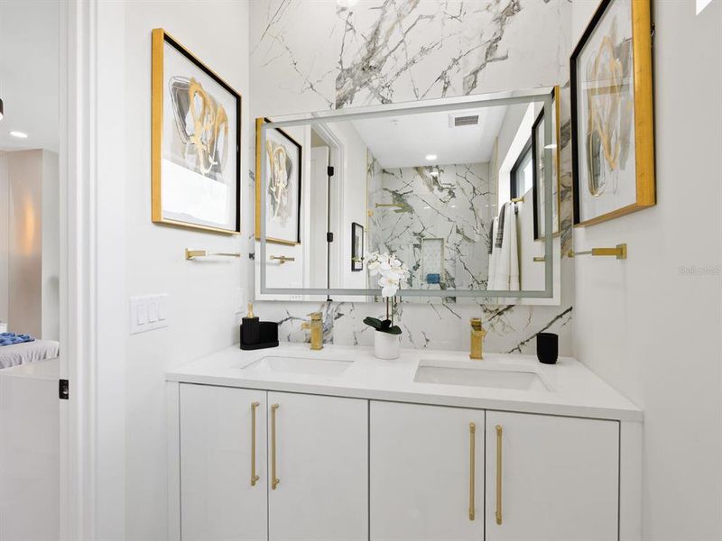 Furnished interior view inside a new home in , Sarasota (Image 6).