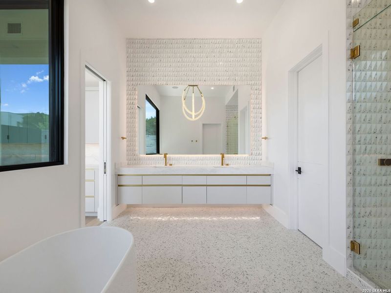 Furnished interior view inside a new home in , San Antonio (Image 16). Furnished interior view inside a new home in , San Antonio (Image 16).