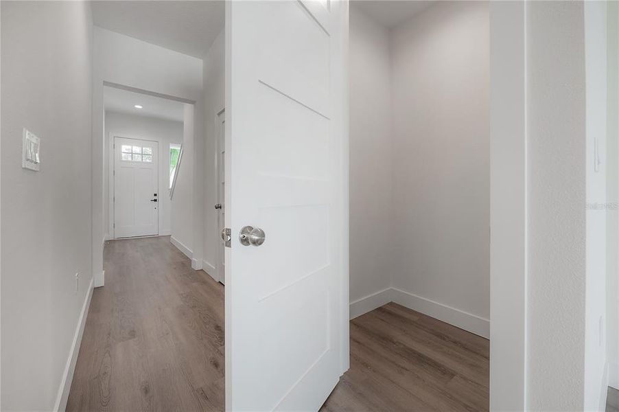 Walk-in pantry/storage closet