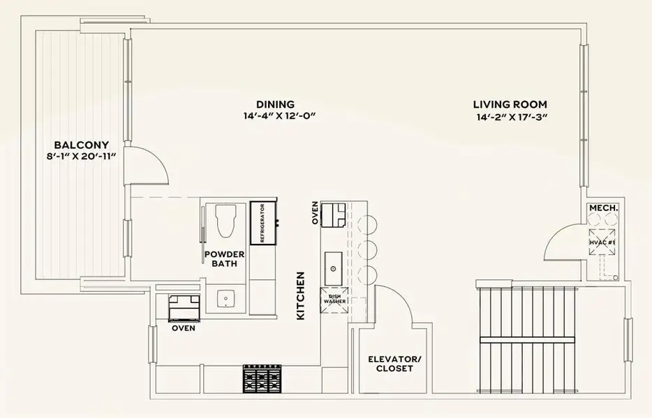 2D floor plan layout of this home in , Dallas, TX (Image 6).