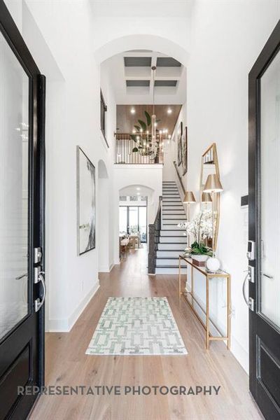 Furnished interior view inside a new home in Furst Ranch, Flower Mound (Image 20).
