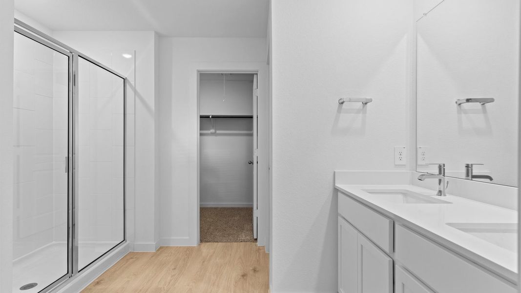 Furnished interior view inside a new home in Tamarron, Fulshear (Image 14).