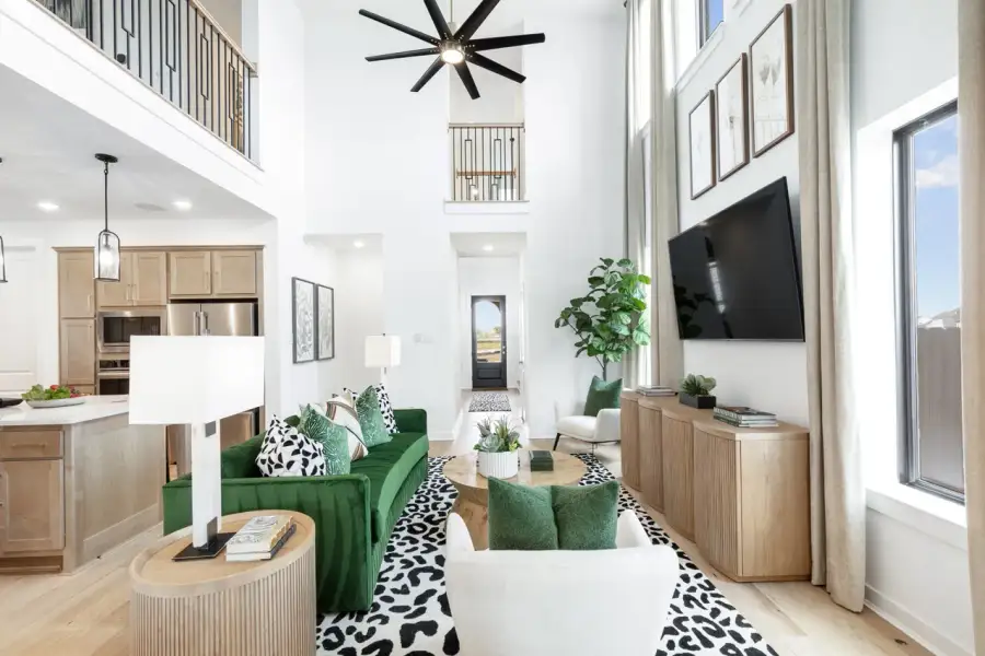 Representative Family Room - some options shown