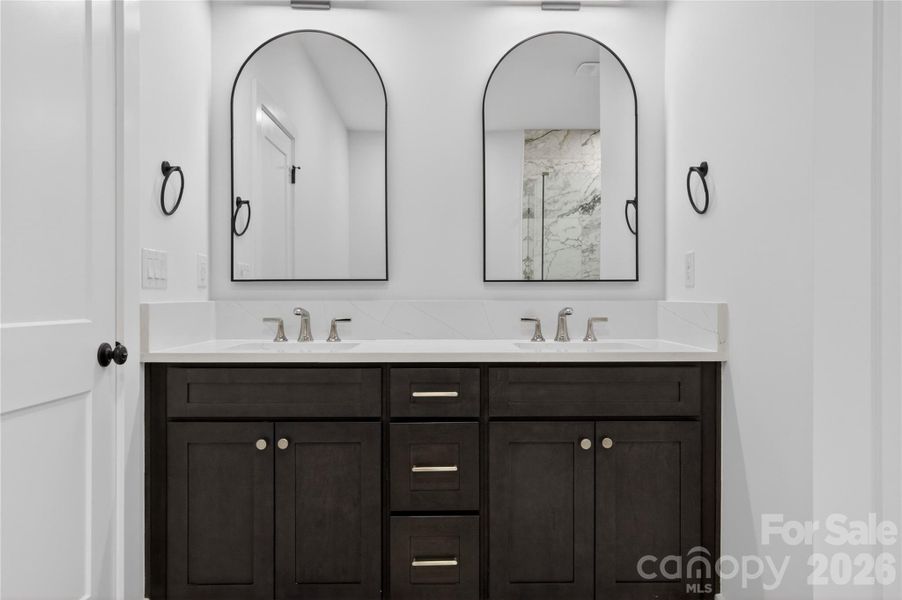 Furnished interior view inside a new home in , Charlotte (Image 28).