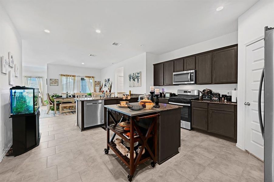 View of the Kitchen from the hall