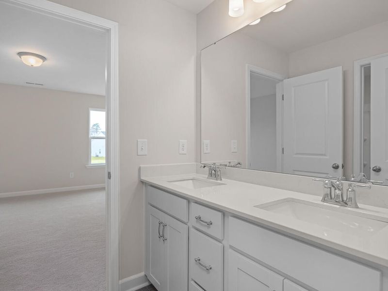 Furnished interior view inside a new home in Tobacco Road, Angier (Image 10).