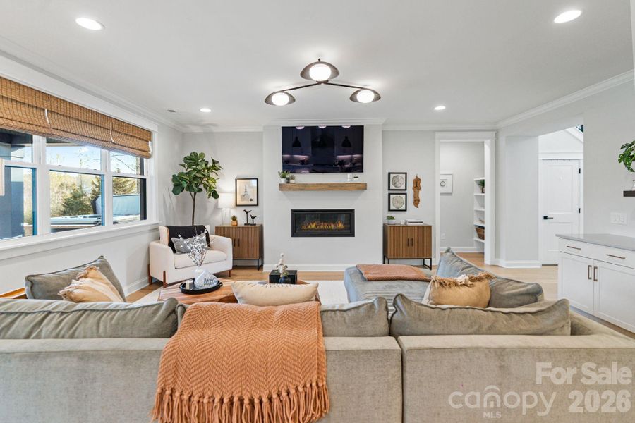 Furnished interior view inside a new home in Amara Chase, Huntersville (Image 38).