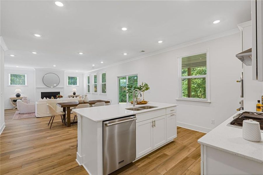 Furnished interior view inside a new home in , Dallas (Image 10).