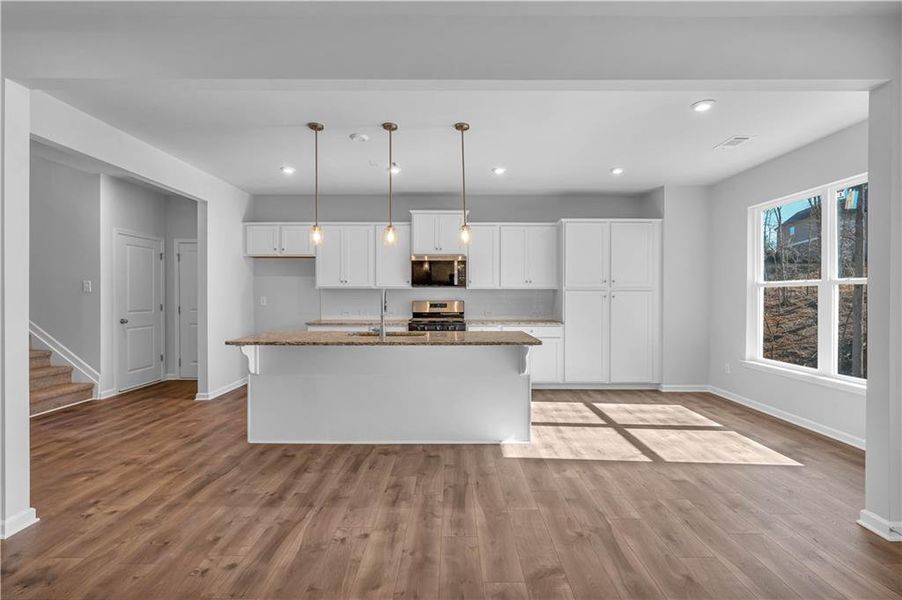 Furnished interior view inside a new home in , Cartersville (Image 10). Furnished interior view inside a new home in , Cartersville (Image 10).