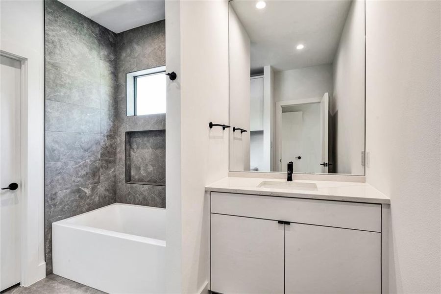 Furnished interior view inside a new home in , Dallas (Image 9). Furnished interior view inside a new home in , Dallas (Image 9).