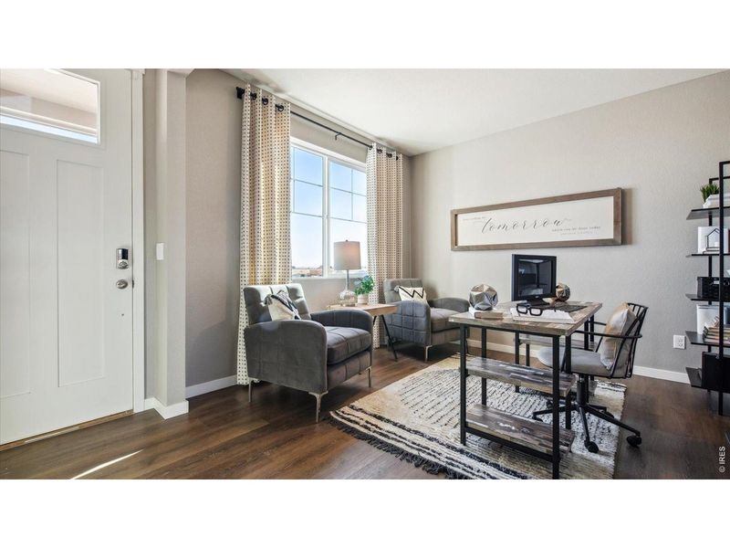 Furnished interior view inside a new home in , Fort Lupton (Image 9). Furnished interior view inside a new home in , Fort Lupton (Image 9).
