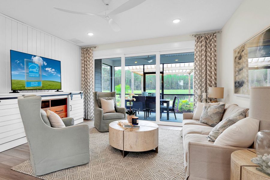 Representative furnished interior of a home built from the The Hernando by Providence Homes (Florida) in Reflections at Nocatee, Nocatee (Image 5).