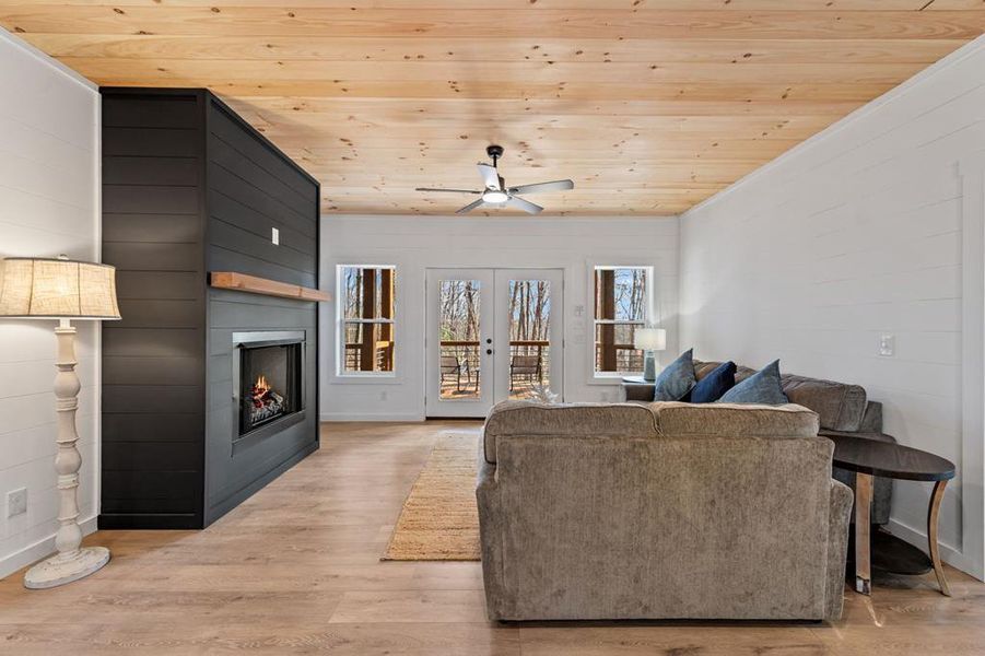 Furnished interior view inside a new home in , Morganton (Image 49).