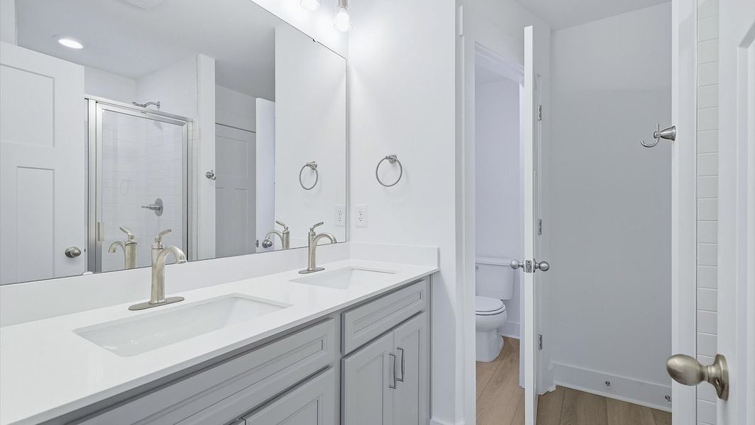 Furnished interior view inside a new home in Brookland Place, Hendersonville (Image 18). Furnished interior view inside a new home in Brookland Place, Hendersonville (Image 18).