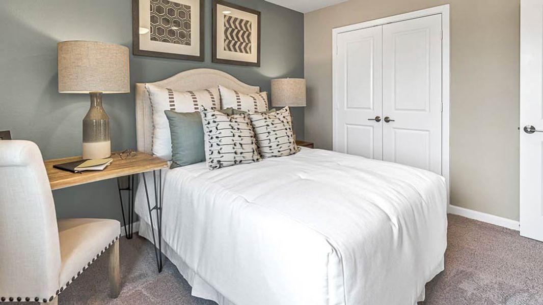 Representative furnished interior of a home built from the Portsmouth by Taylor Morrison in Trillium 40s, Richmond (Image 22).