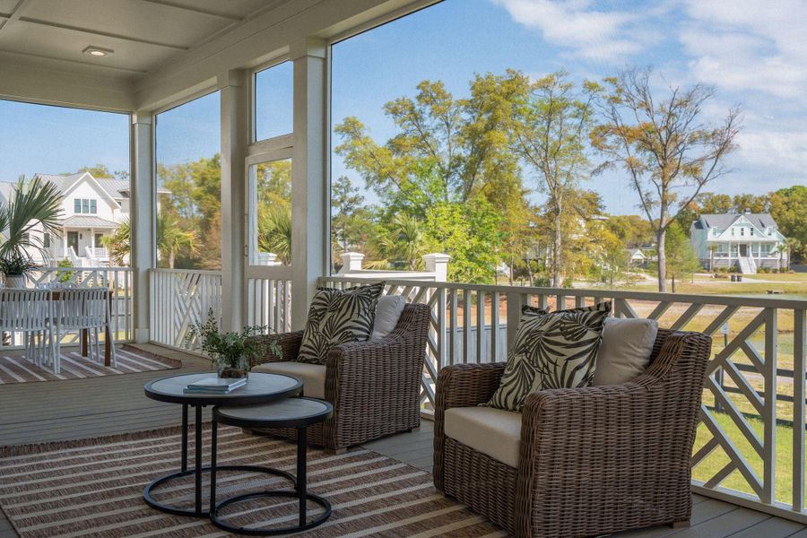 Exterior details and patio area of a home in , Mount Pleasant (Image 40).