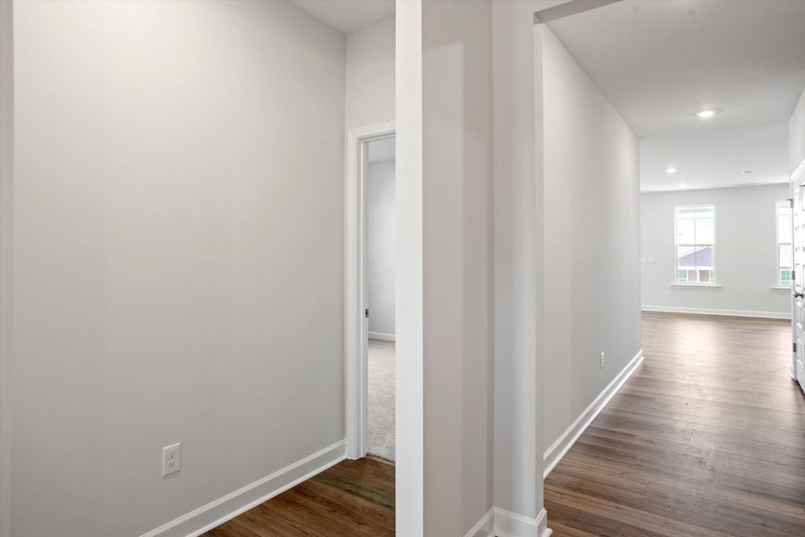 Spacious, unfurnished interior of a new home in Ovation at Sweetbrier, Durham (Image 14).
