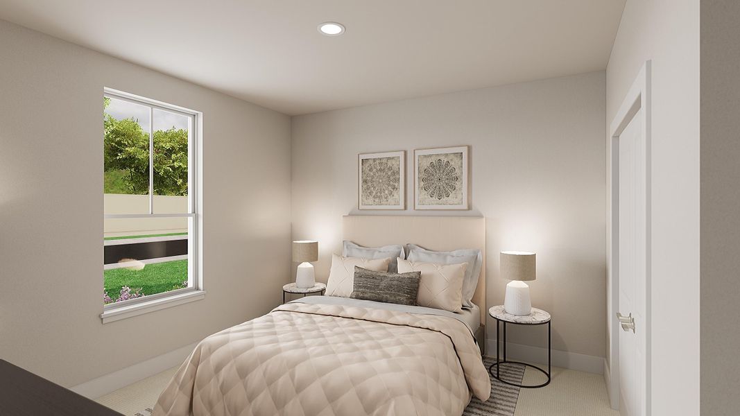 Representative furnished interior of a home built from the Evelyn by Tri Pointe Homes in Bridgewater, Midlothian (Image 7).