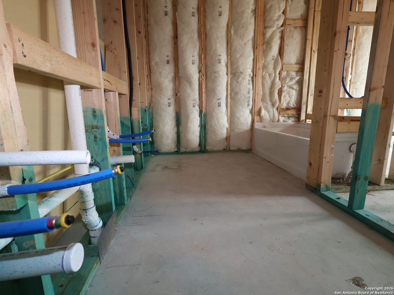 In-progress construction of a new home in Greenspoint Heights, Seguin, TX (Image 33).