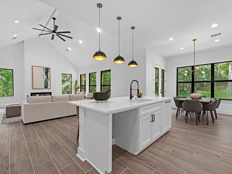 Furnished interior view inside a new home in , Dayton (Image 18). Furnished interior view inside a new home in , Dayton (Image 18).