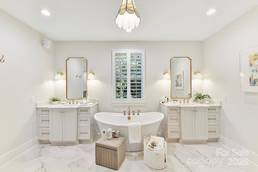 Furnished interior view inside a new home in , Weddington (Image 21).