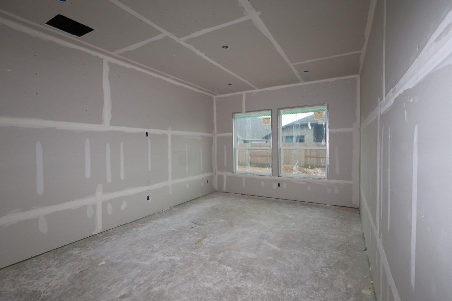 In-progress construction of a new home in The Grand Prairie - Retreat Collection, Hockley, TX (Image 9). In-progress construction of a new home in The Grand Prairie - Retreat Collection, Hockley, TX (Image 9).