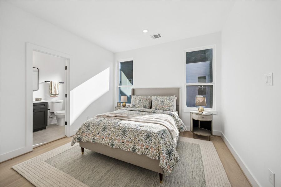 Furnished interior view inside a new home in , Houston (Image 13).