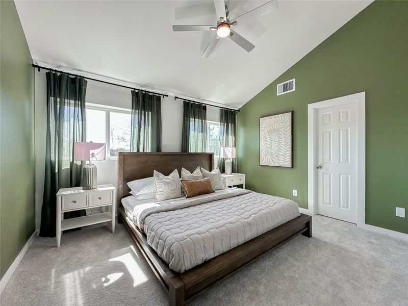 Furnished interior view inside a new home in , Conroe (Image 12).