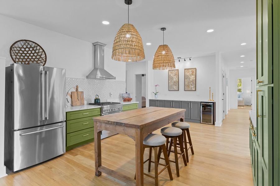 Furnished interior view inside a new home in , Charleston (Image 17).