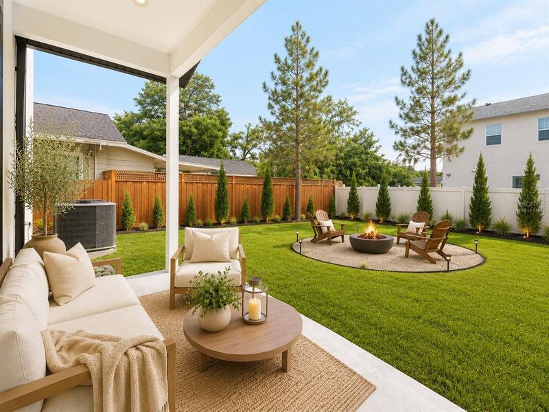 Exterior details and patio area of a home in , Tampa (Image 26).