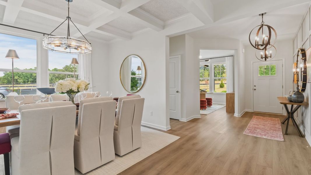Furnished interior view inside a new home in Hamilton Lakes, Loganville (Image 8).