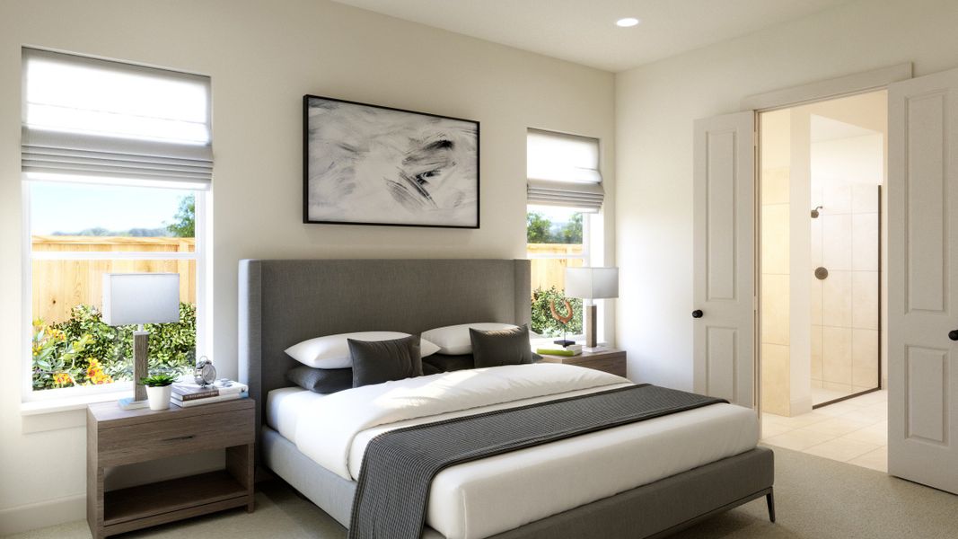 Representative furnished interior of a home built from the Valente by Normandy Homes in Hazelwood 40' Series, Frisco (Image 7). Representative furnished interior of a home built from the Valente by Normandy Homes in Hazelwood 40' Series, Frisco (Image 7).