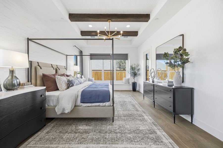 Furnished interior view inside a new home in Providence Cove, McKinney (Image 33).