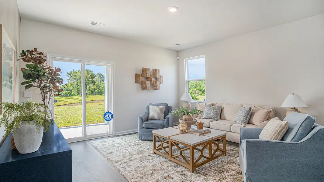 Furnished interior view inside a new home in Preserve at Cypress Commons, Conway (Image 6). Furnished interior view inside a new home in Preserve at Cypress Commons, Conway (Image 6).