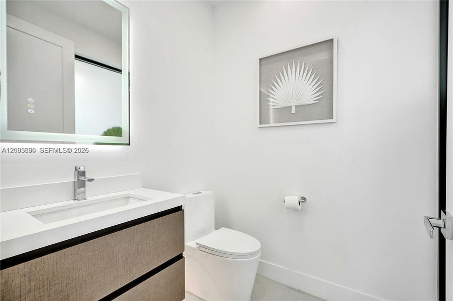 Furnished interior view inside a new home in , Dania Beach (Image 12).