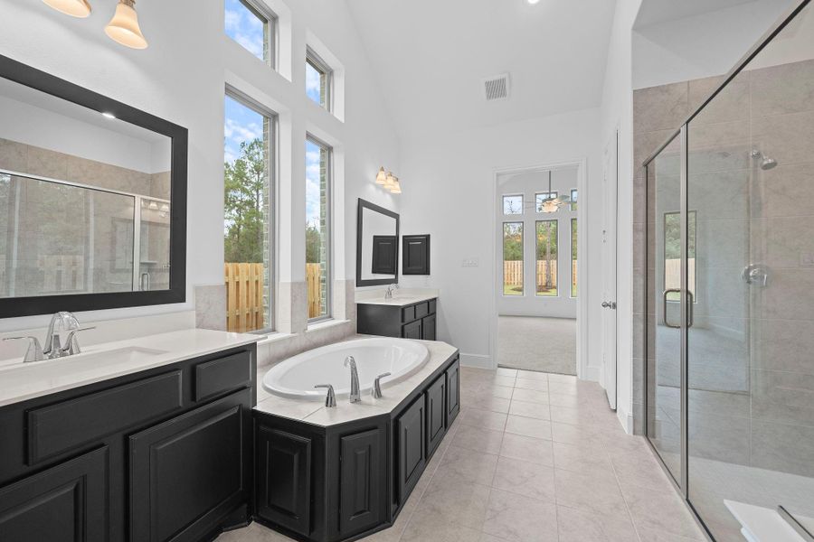 Furnished interior view inside a new home in Colton, Todd Mission (Image 8). Furnished interior view inside a new home in Colton, Todd Mission (Image 8).