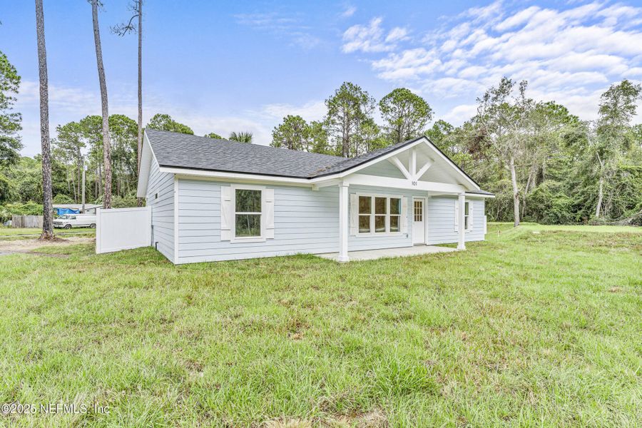 Exterior details and patio area of a home in , Georgetown (Image 17). Exterior details and patio area of a home in , Georgetown (Image 17).