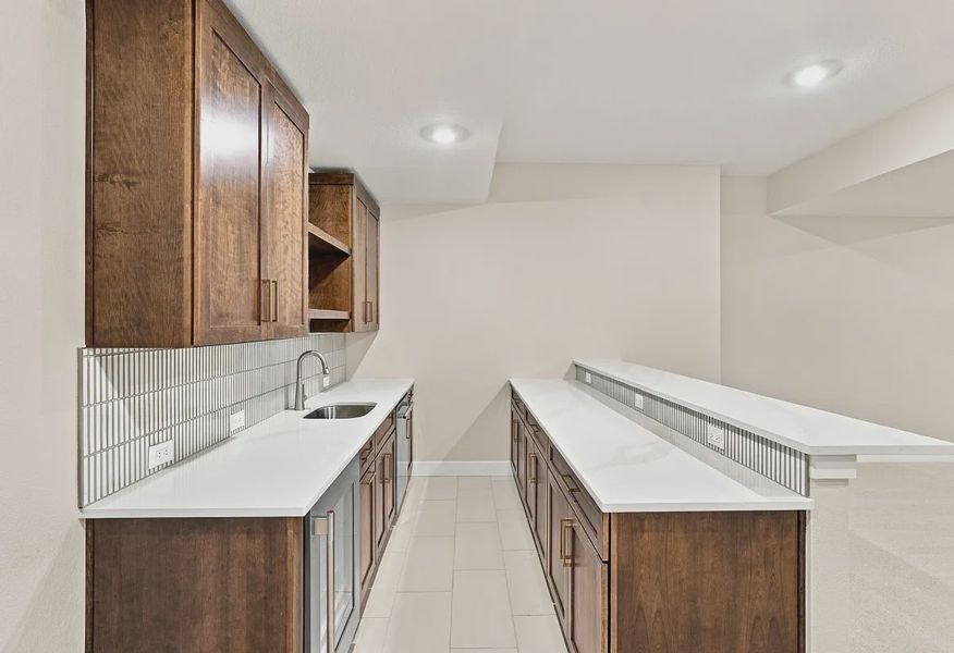Homesite 67 Wet Bar at Finished Basement - 20 of 21 Homesite 67 Wet Bar at Finished Basement - 20 of 21