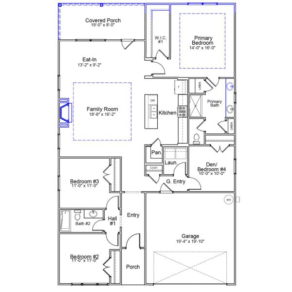 2D floor plan layout of this home in Garden Grove, Conway, SC (Image 3). 2D floor plan layout of this home in Garden Grove, Conway, SC (Image 3).