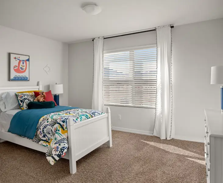 Representative furnished interior of a home built from the Texas Olive by View Homes in Campo Del Sol, El Paso (Image 17).