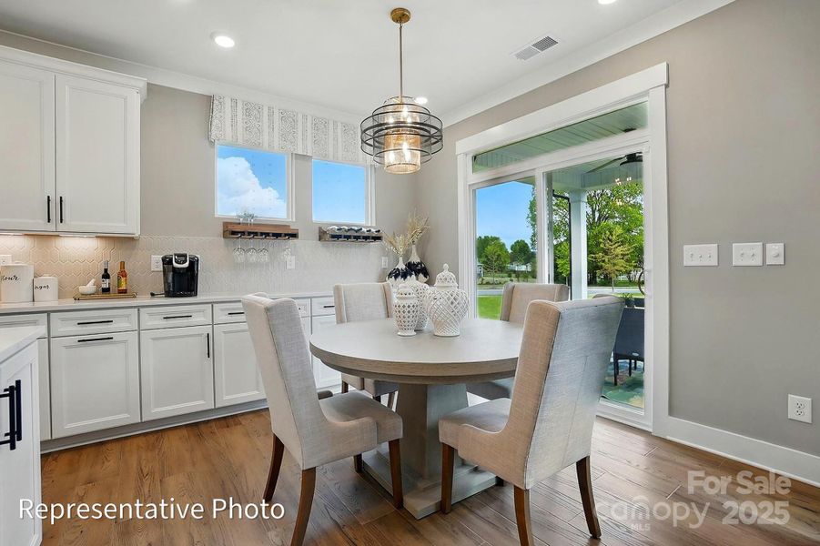 Furnished interior view inside a new home in Heritage - 55+ Community, Indian Trail (Image 24). Furnished interior view inside a new home in Heritage - 55+ Community, Indian Trail (Image 24).