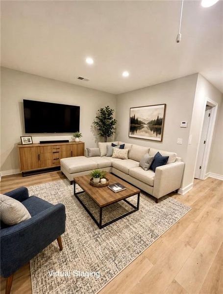 Furnished interior view inside a new home in , Gainesville (Image 9).