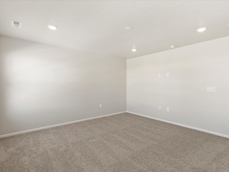 The Chatfield floorplan interior image taken at a Meritage Homes community in Northern Colorado.