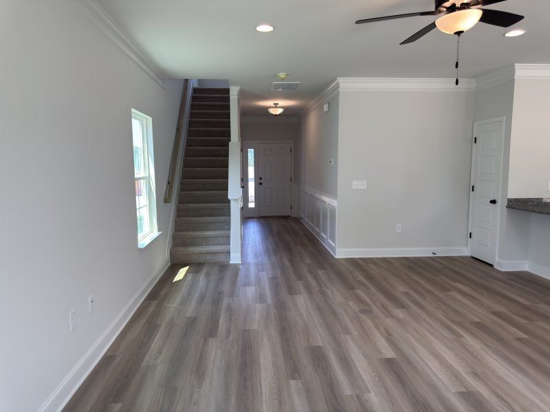 Spacious, unfurnished interior of a new home in Miller's Reserve, Winston-Salem (Image 24).