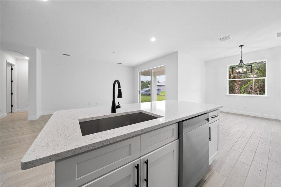 Furnished interior view inside a new home in , Fort Pierce (Image 9).