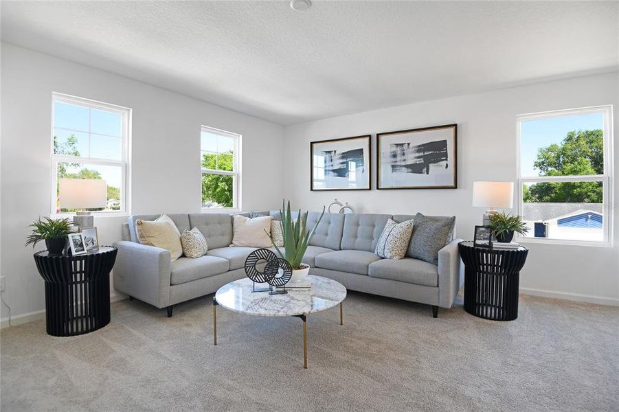 Furnished interior view inside a new home in Seasons at Wekiva Ridge, Mount Dora (Image 11).