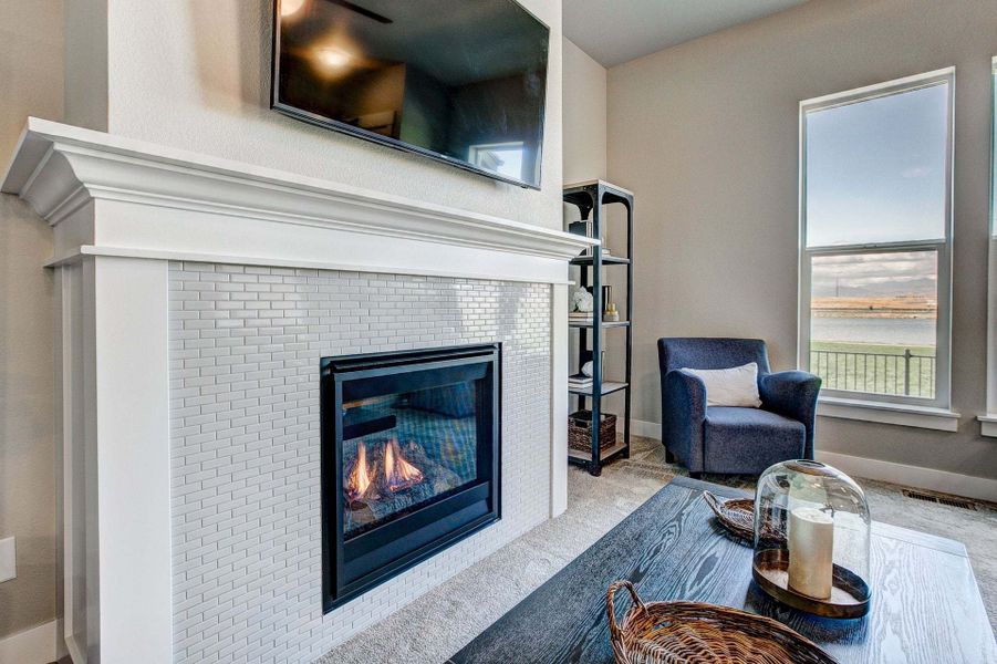 Living Room - Not Actual Home - Finishes May Vary